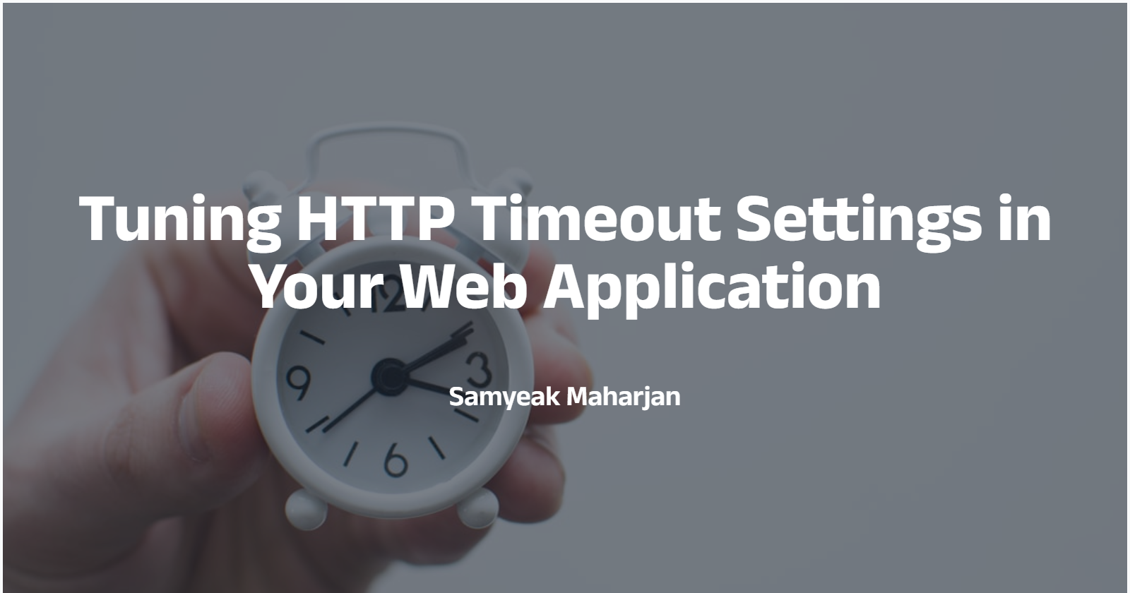 Timeout Duration Tuning HTTP Timeout Settings in Your Web Application